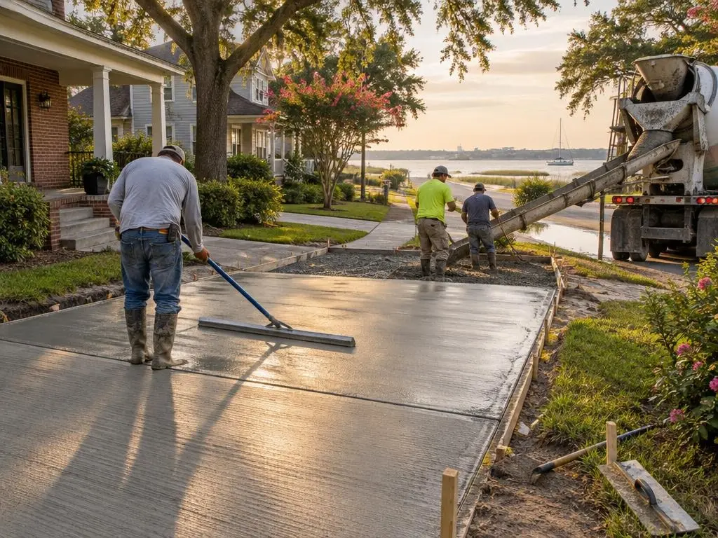 Concrete Driveways in Norfolk, VA